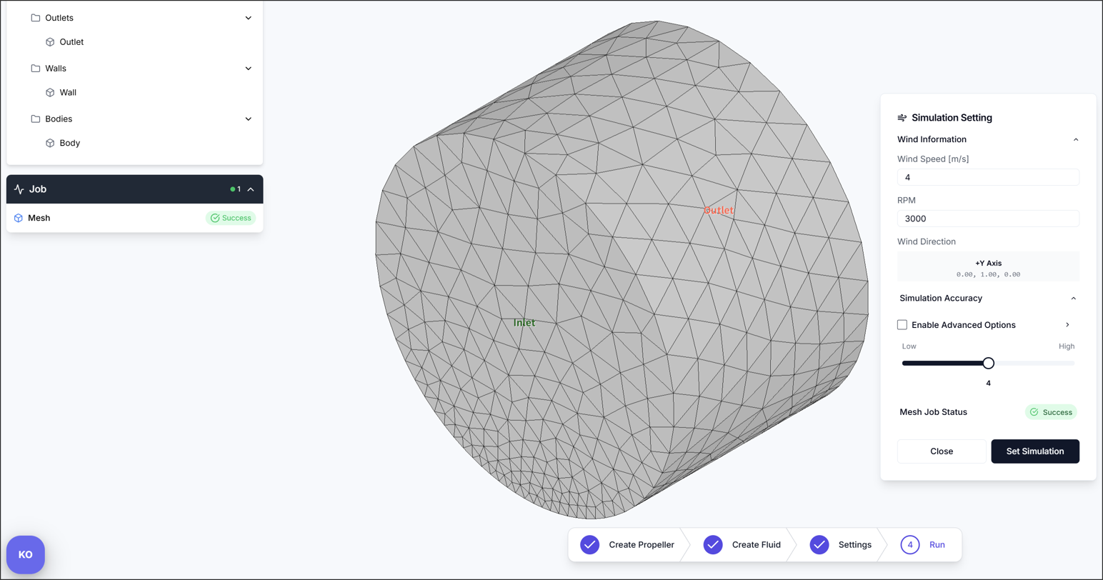 Figure 10. Simulation Settings: Result