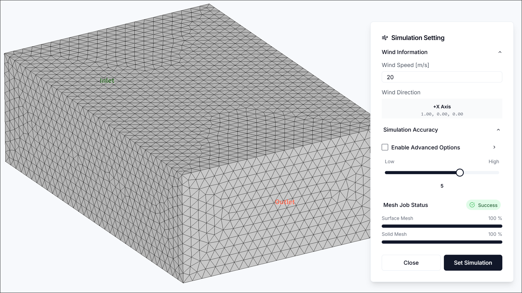 Figure 6. Simulation Settings (2)