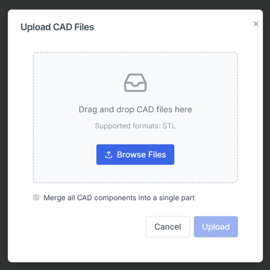Figure 1. Import CAD