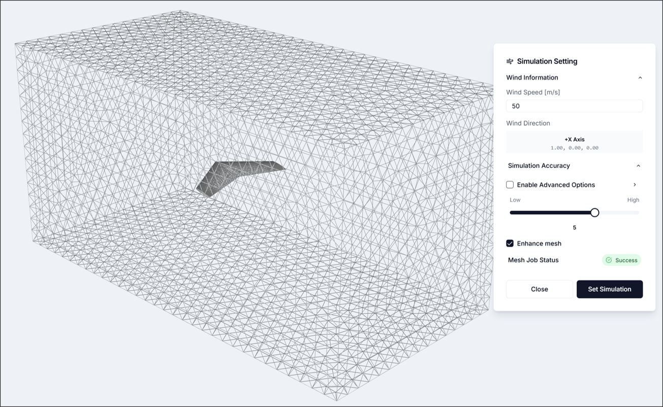 Figure 3. Simulation Settings
