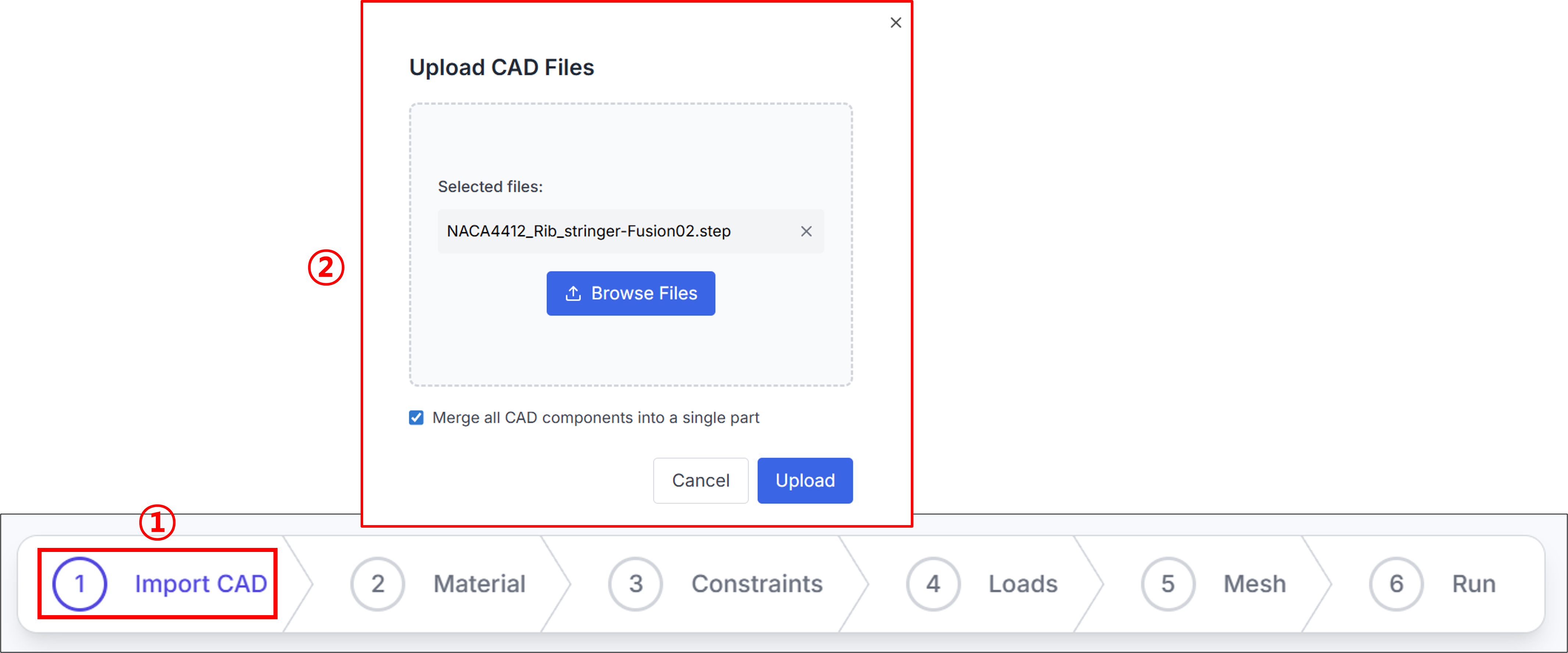 Figure 1. Import CAD(1)