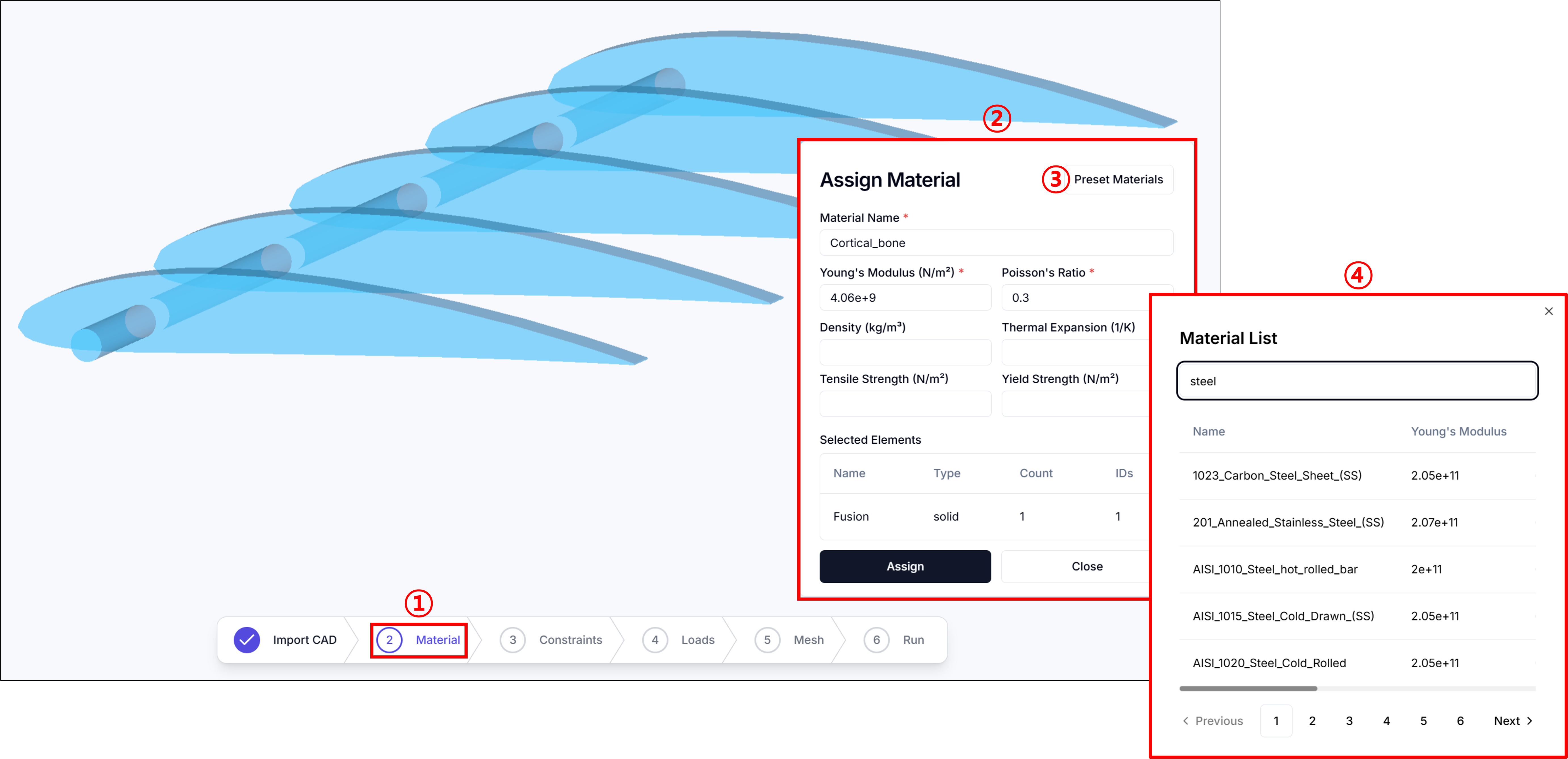 Figure 3. Assign Material