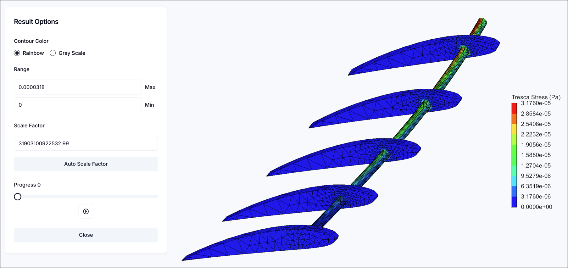 Figure 17. Results: Tresca